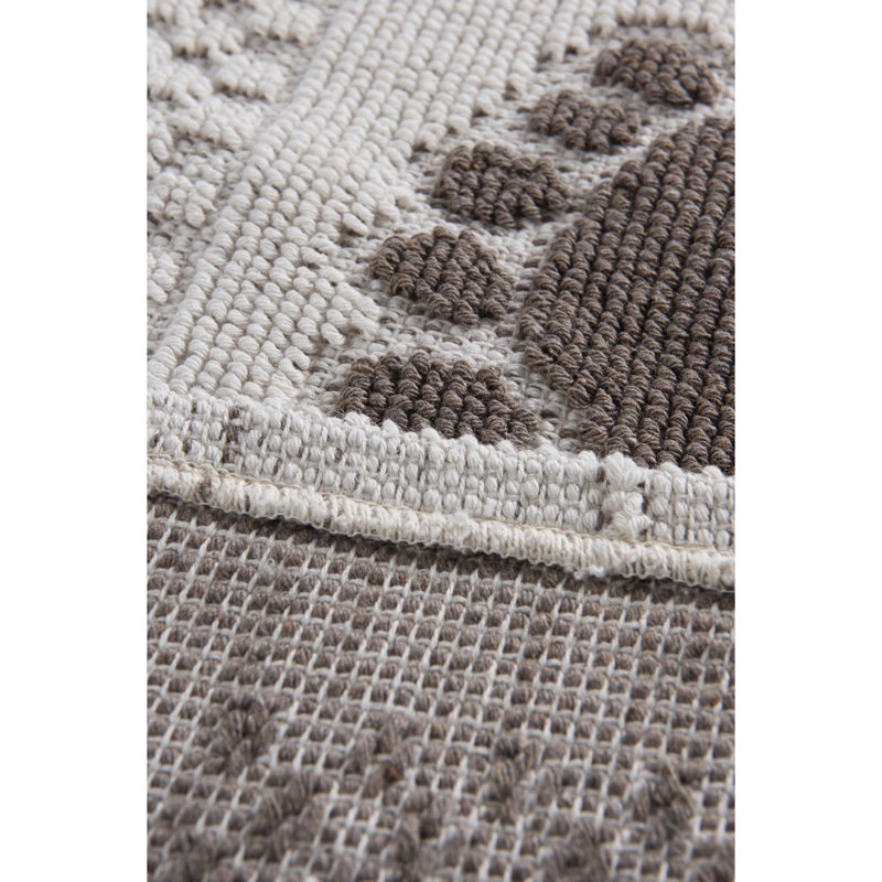 Tapis de bain antibactérien, écru, 23,6 po x 15,7 po | 100% polyester, hauteur des poils de 10 mm, dessous antidérapant | Lavable à la machine, séchage rapide, durable et doux | Parfait pour la salle de bain, la cuisine et le vestibule