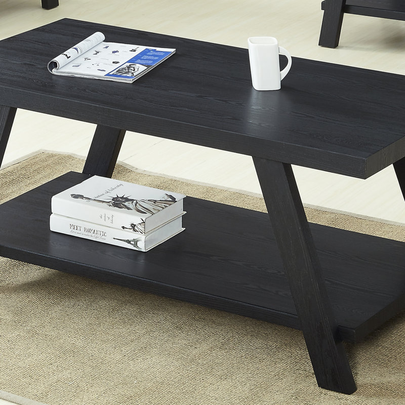 Ensemble de tables basses Contemporary, Noir