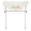 30" Cierra 31" Tall Vitreous China Rectangular Console Bathroom Sink with Overflow-1584755533