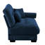 Canapé Milano RSF avec 3 coussins - bleu-132460799