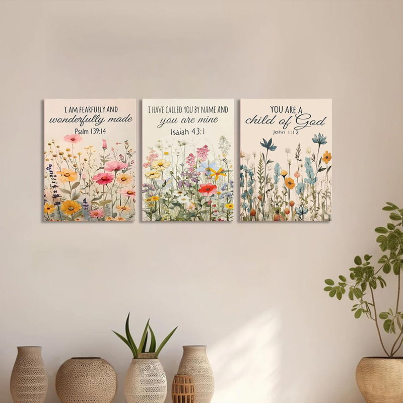 3 Piece Wrapped Canvas Print