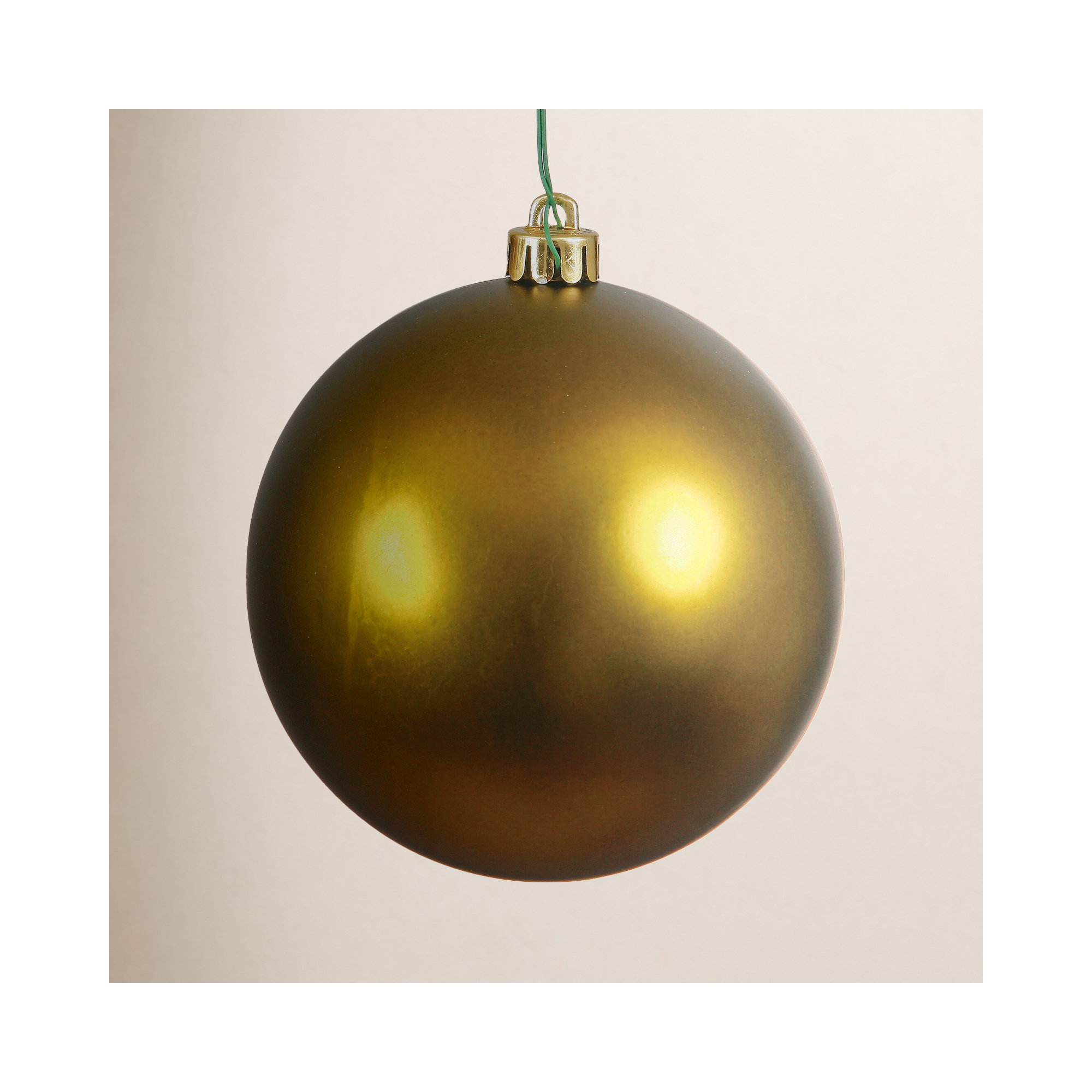 Holiday Décor Ball Ornament, Olive 