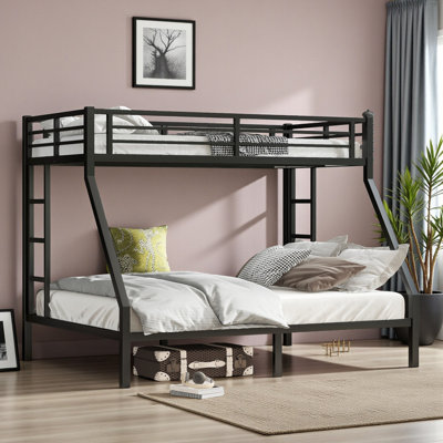Classic Metal Bunk Bed, Modern & Contemporary, Kids & Teen Bedroom