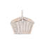 Wicker Small Sloped Sided Hamper Basket