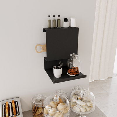 Locelso 100% METAL (Thickness: 1,5 Mm) Floating Shelf