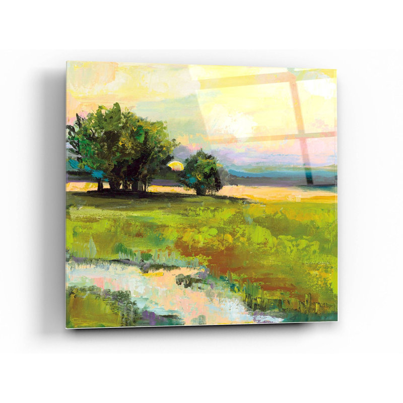 «Weekapaug Inn» par Jeanette Vertentes, art mural en verre acrylique, H 24 po x l 24 po x P 0,2 po