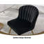 47.5cm H Velvet Upholstered Metal Accent-402612126