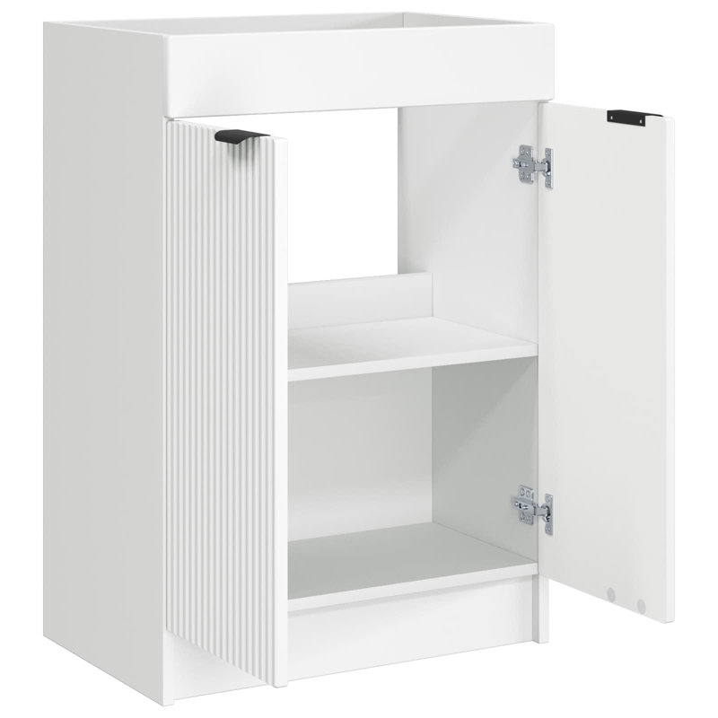 78.5cm Bathroom Vanity Base Only, White