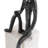 Fogle Sculpture on White Marble Base