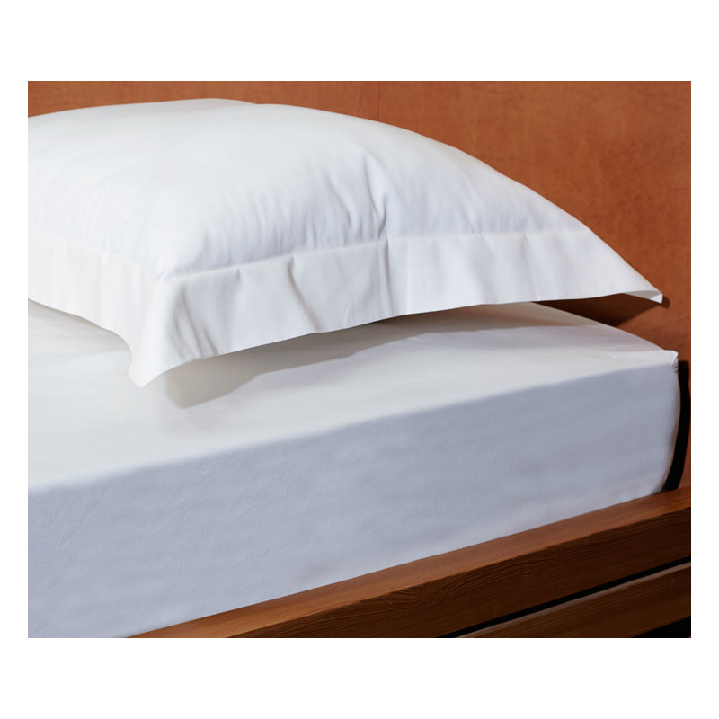 Nuvola Sateen Fitted Sheet, King Fitted Sheet, White