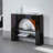 Nordic style fireplace-shaped console table
