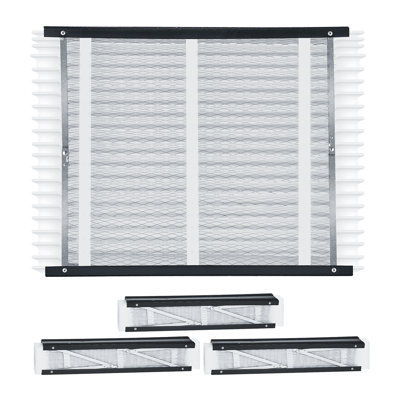 Air Filters MERV 13 Electrostatic Pleated HVAC Furnace Filter 4-Pack 20 x 25 x 4