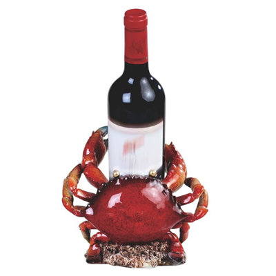 Asya Tabletop Wine Bottle Rack in Red