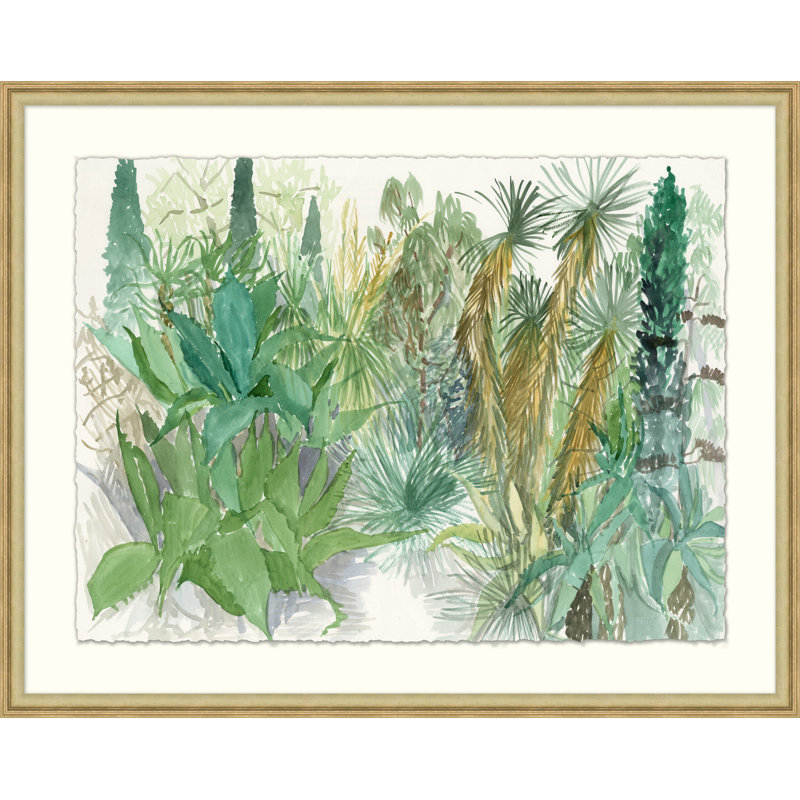 In the Brush 1 - Peinture encadrée sur papier