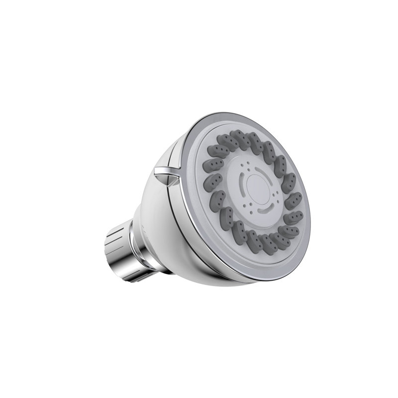 Pomme de douche à massage réglable Stylewise, Chrome poli