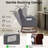 Mid-Century Modern Nursery Glider Rocker Chair with Upholstered Comfort, Accent Recliner for Baby Room, Living Room & Bedroom-391449846-391449841