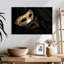 Masques Lelend or et noir