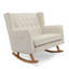Babymore Lux Snuggle Rocking Chair - Ivory