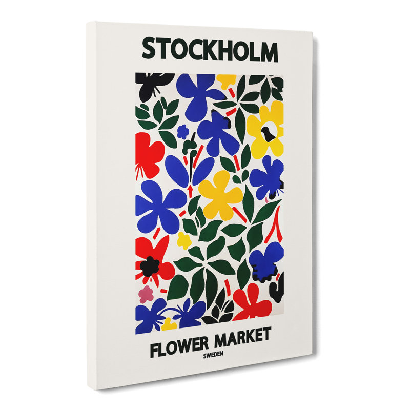 Stockholm Flower Market Exhibition 7 - Wrapped Canvas, 60cm H x 40cm W x 3cm D