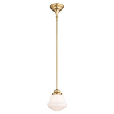 Margaree 1-Light Dimmable Schoolhouse Pendant 