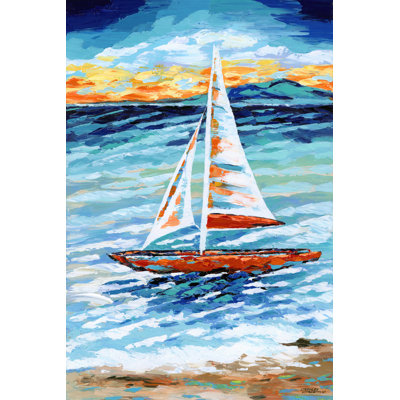 Wind in My Sail II 1 Piece Wrapped Canvas Painting