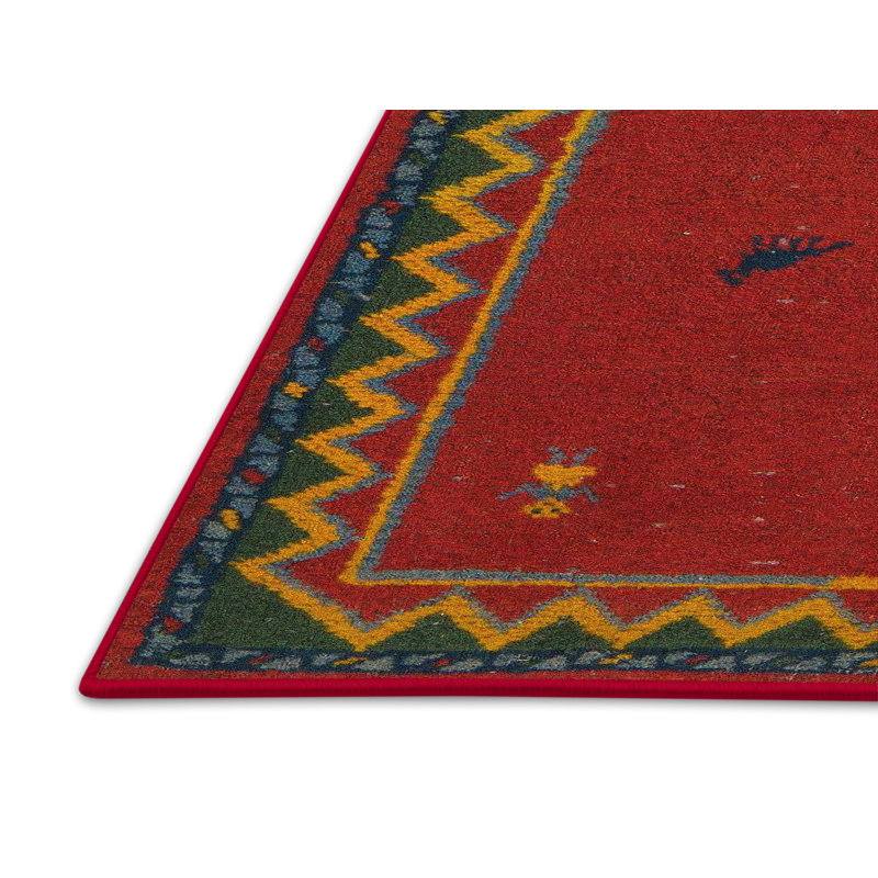 Abstract Indoor Rug, Rectangle 3' x 5'