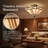 3-Light Tiffany Style Ceiling Lights
