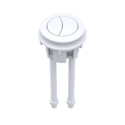 Matt White Cistern Push Button