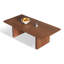 Table basse rectangulaire en bois massif noyer-1311898174