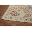 Tapis motif floral à motif cachemire style Gabbeh 6 x 9