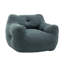 Fauteuil poire en tissu Teddy
