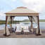 Pavillon de jardin en acier-129747520-129747524