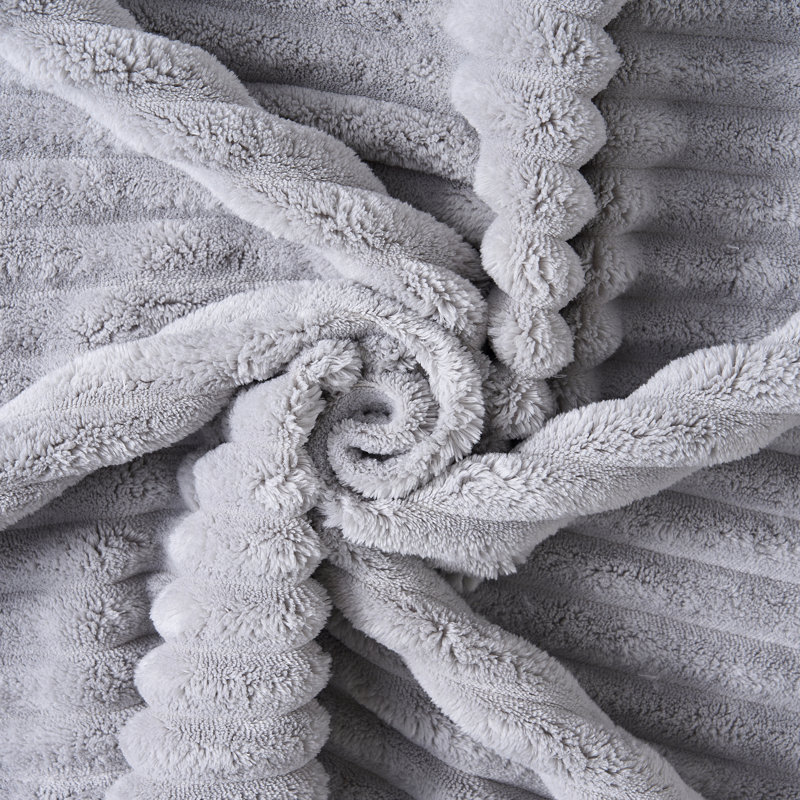 Lit escamotable de 78,7 po avec couverture fonctionnelle et mousse à haute résilience, Gris clair