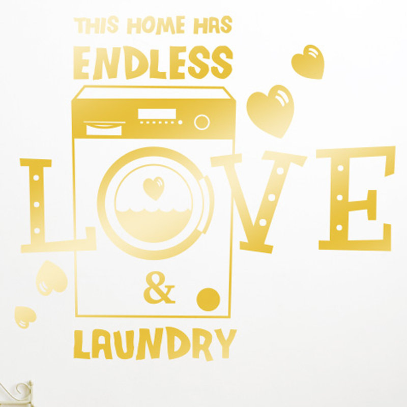 Wall Decal, Shiny Gold