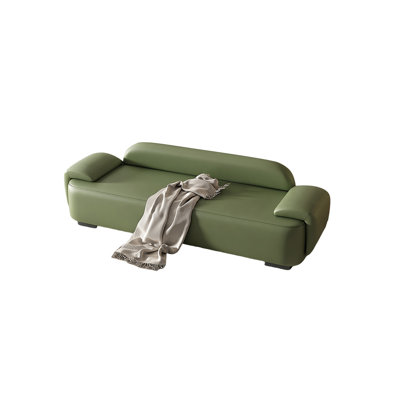 Banc rembourré en cuir Nayvia