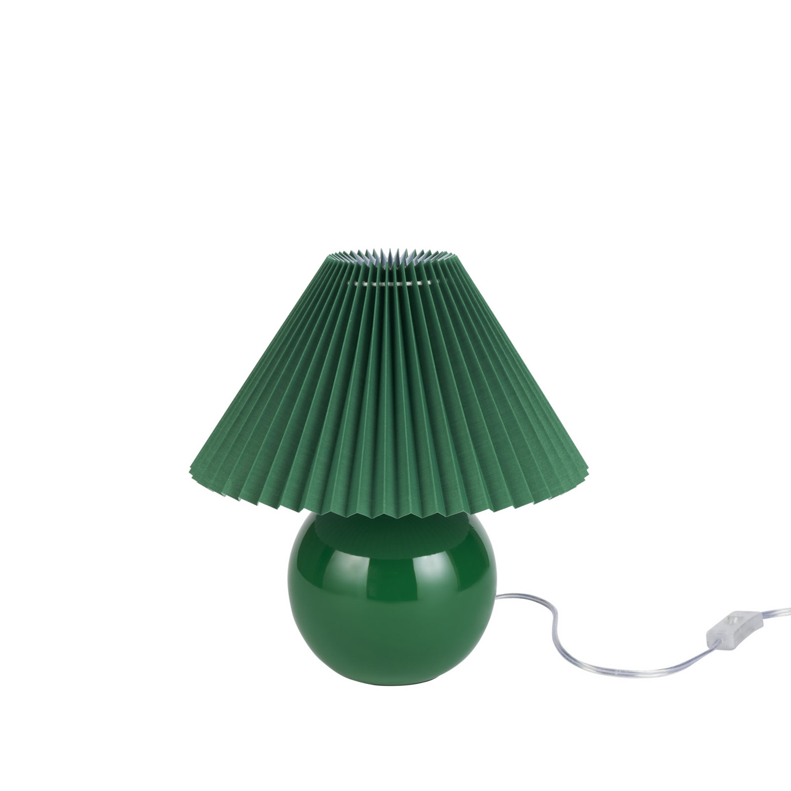 Carmel Ceramic Table Lamp, Green, Green