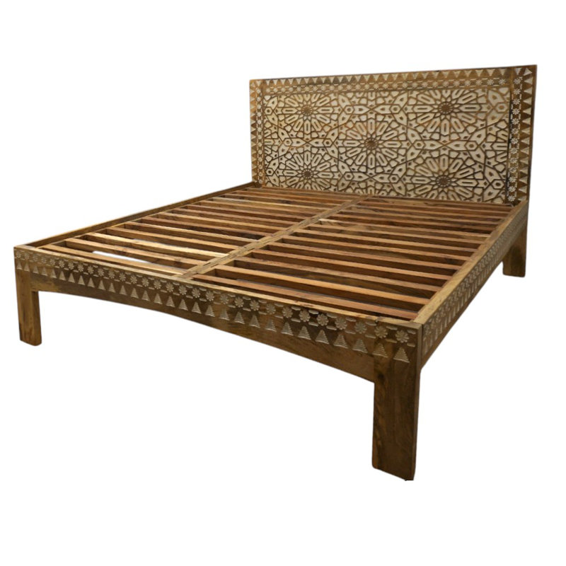 Treymon Solid Wood Platform Bed