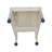 Neven Unfinished Solid Wood Armchair with Casters
