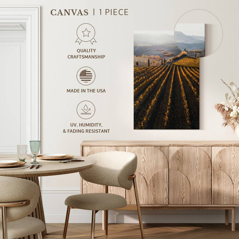 Vignoble italien, H 39 po x l 26 po
