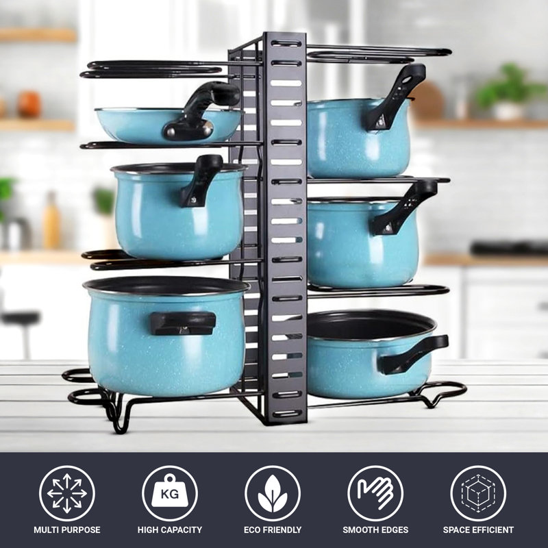 Buckingham Pot & Pan Multi-function Organising Rack