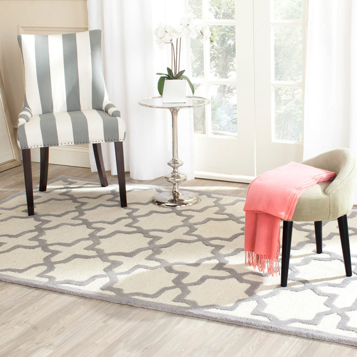 Cannen Hand Tufted Wool Geometric Rug