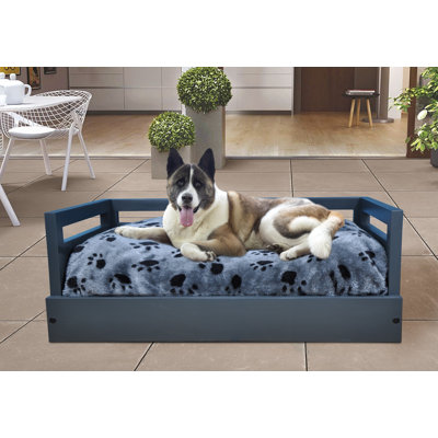 Hanke Animal Print Fleece Pet Bed