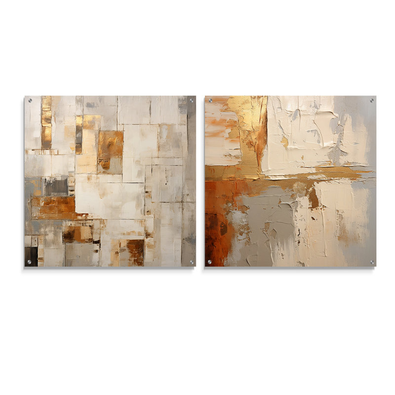 Minimalisme moderne scandinave sérénité Art III, H 36 po x l 73 po