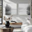 «Misty Solace Enigma», ensemble de 2 impressions sur toile tendue-539874470-539874464
