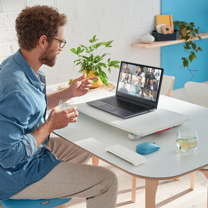 Adjustable Metal Base Standing Desk Converter