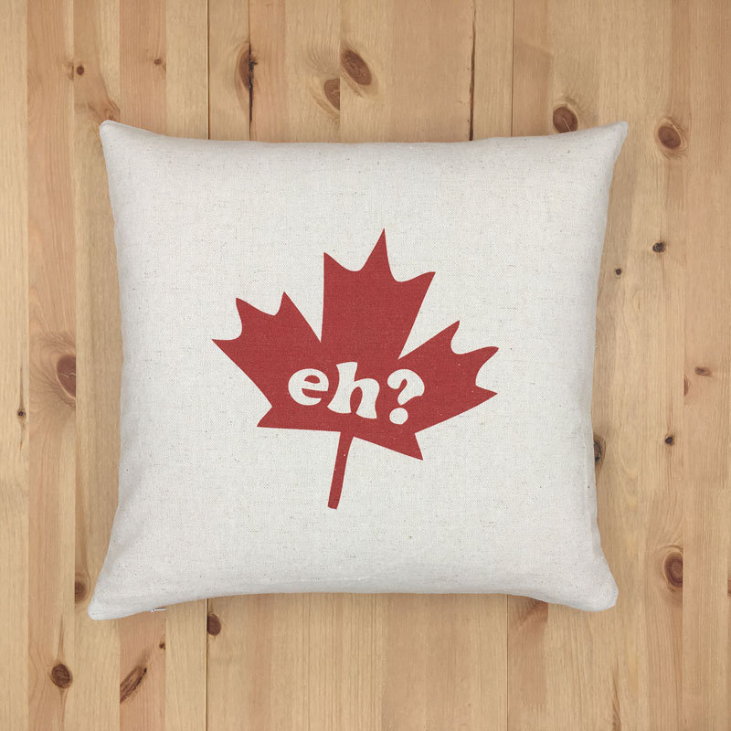 O Canada Cotton Blend Throw Pillow