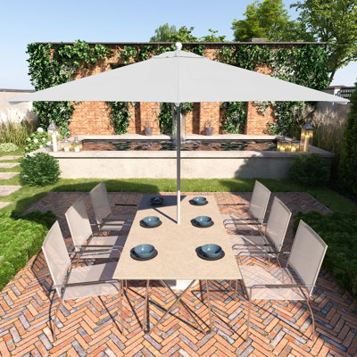 Parasol commercial en bois gris 11 pi