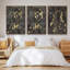 Cosmic Downpour, ensemble de 3 pièces encadrées sur toile-97754309-97754310