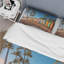 Hawaï Surfers Paradise - ensemble de housse de couette paysages - microfibre de polyester-110398016