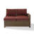 5 - Person Modular Patio Conversation Set with Cushions-588668060-537621967